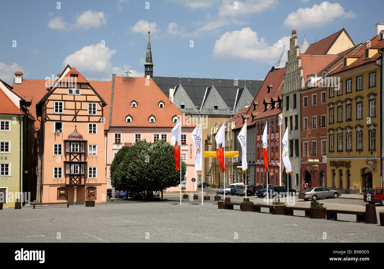 Stadt von Eger Cheb Egerland Tschechische Republik Stockfoto