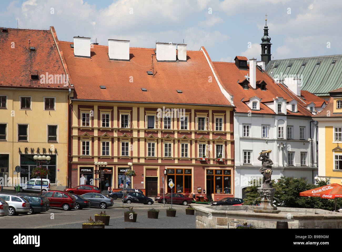 Stadt von Eger Cheb Egerland Tschechische Republik Stockfoto