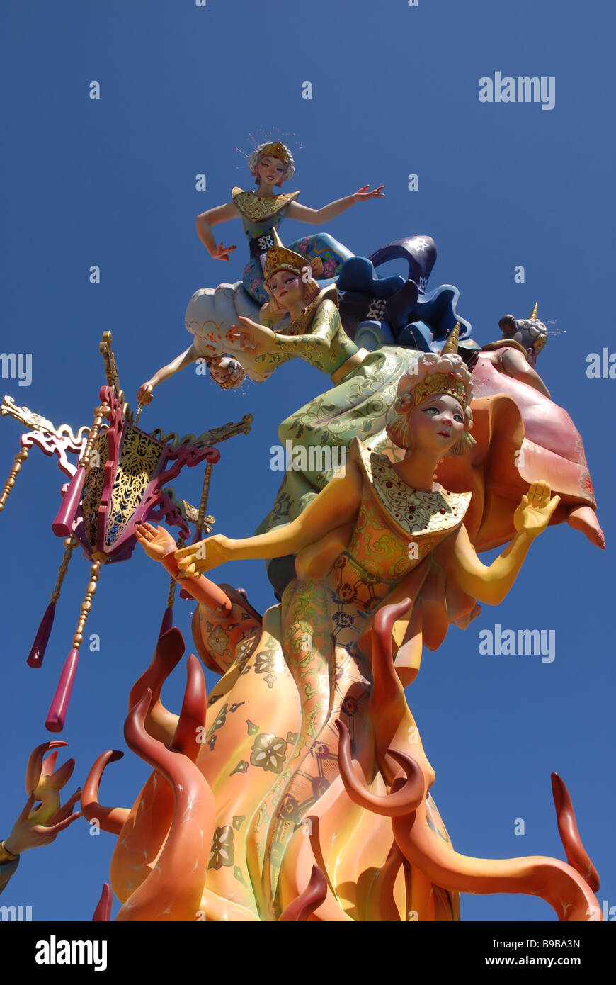 Dia de San Jose, Denia, Provinz Alicante, Las Fallas Fiesta, Comunidad Valenciana, Spanien Stockfoto