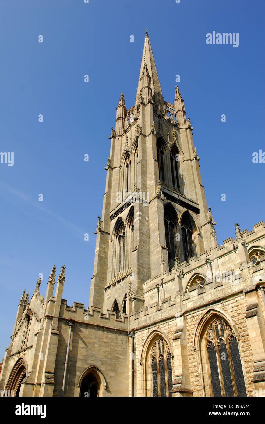 Louth "St James Church" Lincolnshire. Stockfoto