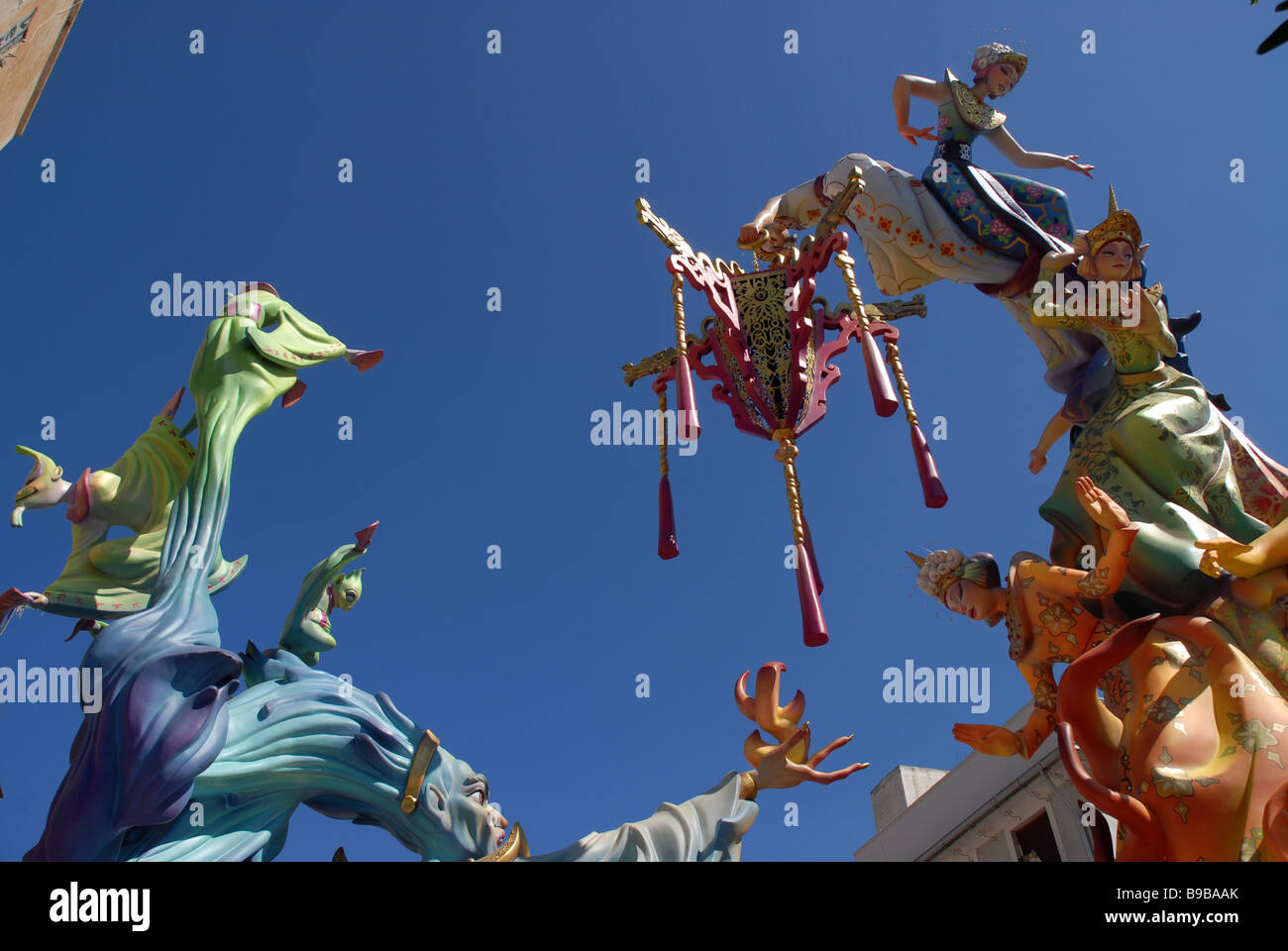 Dia de San Jose, Denia, Provinz Alicante, Las Fallas Fiesta, Comunidad Valenciana, Spanien Stockfoto