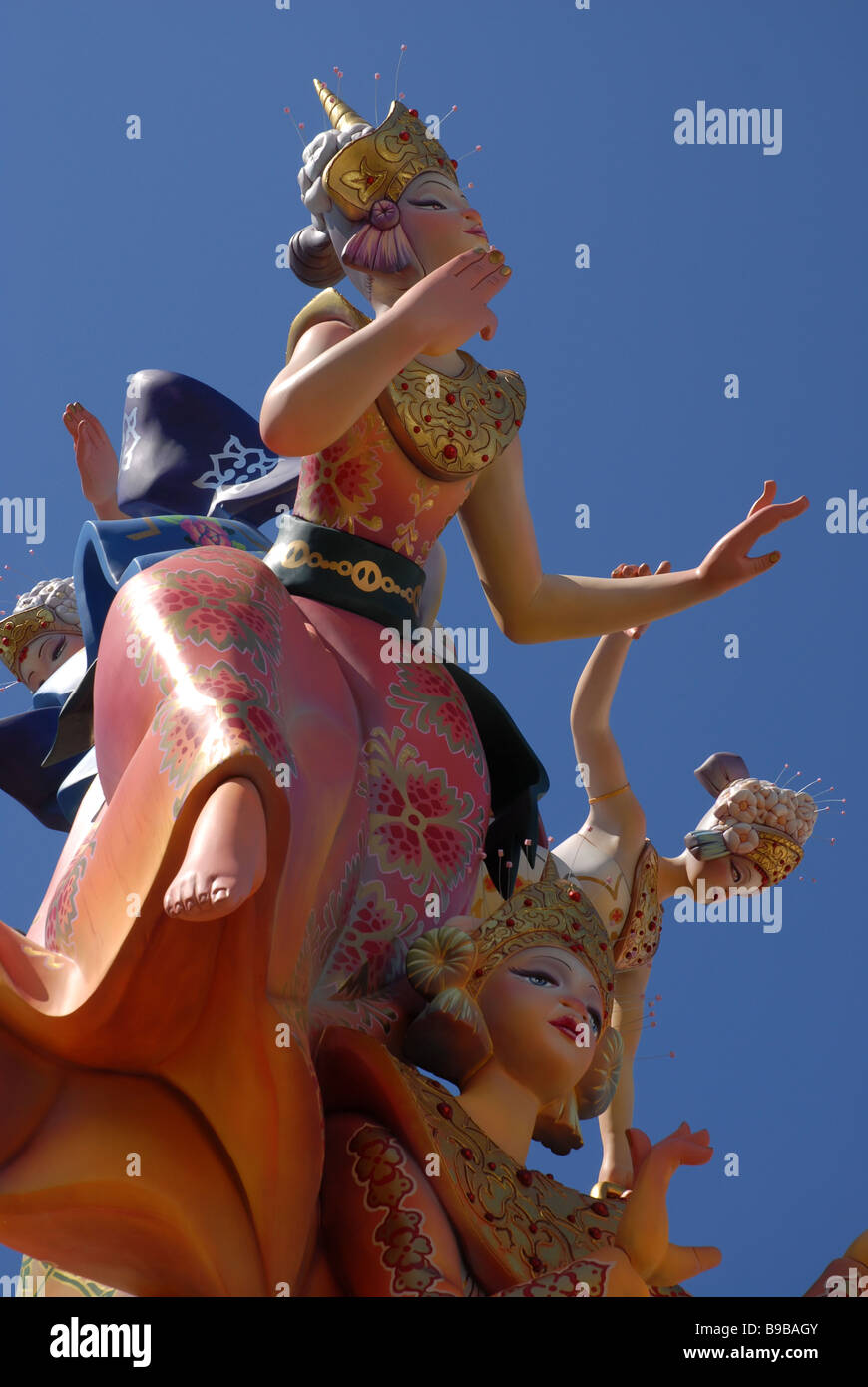 Dia de San Jose, Denia, Provinz Alicante, Las Fallas Fiesta, Comunidad Valenciana, Spanien Stockfoto