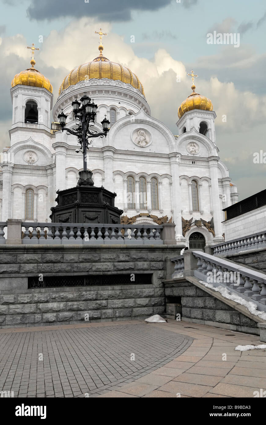 Kathedrale von Christus dem Erlöser Gebäude Moskau Russland Stockfoto