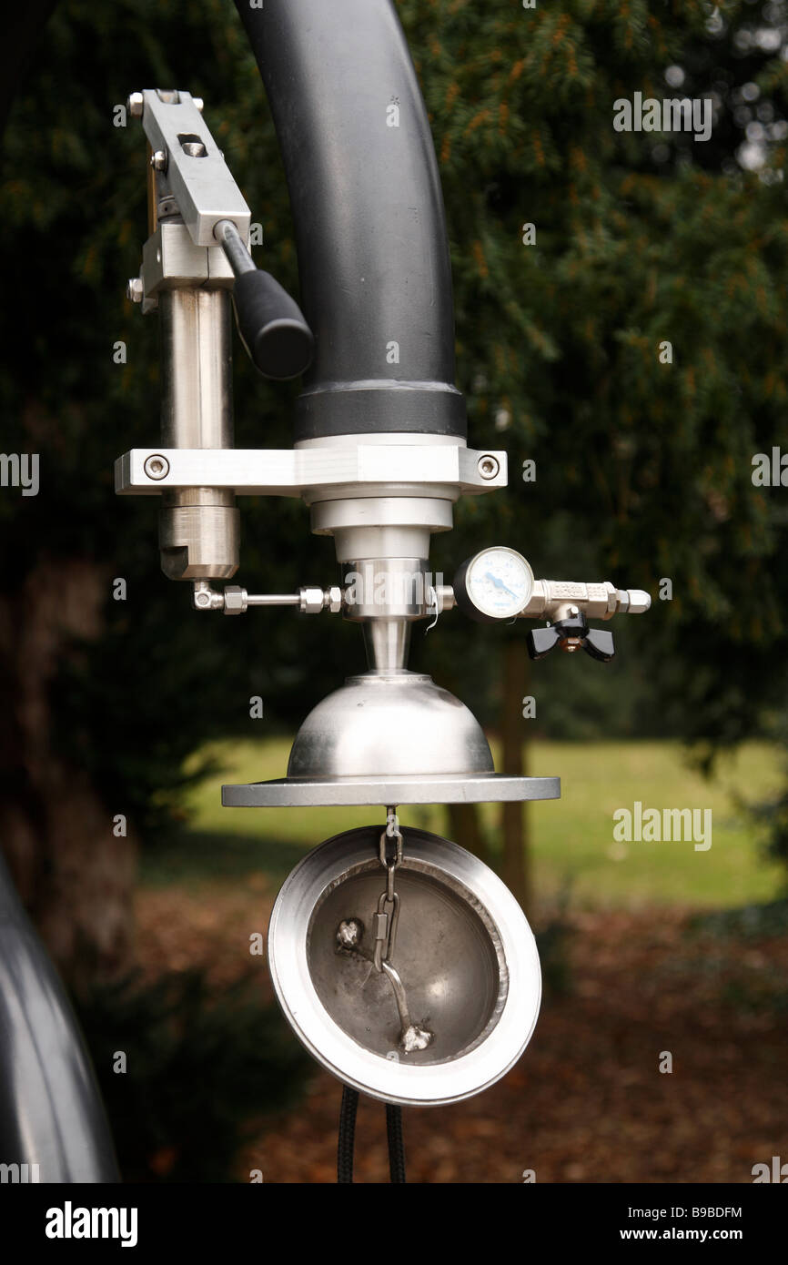 die Płocker Hemisphären, atmosphärischen Druck durch Otto von Quericke Geschichte der Wissenschaft Museum Genf Schweiz zu testen Stockfoto