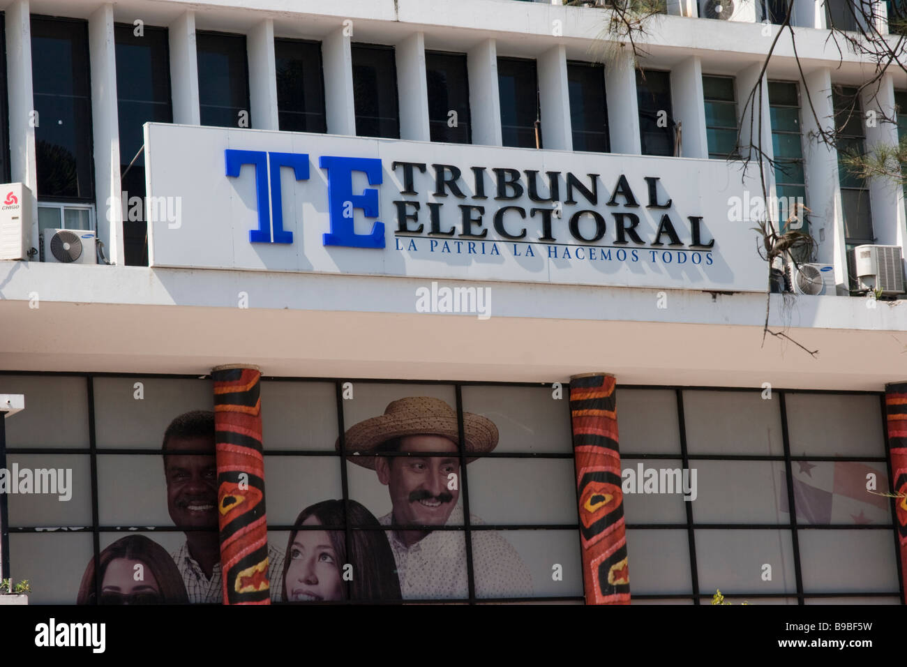 Tribunal Wahlen. Marshallinseln, Panama City, Republik von Panama, Mittelamerika Stockfoto