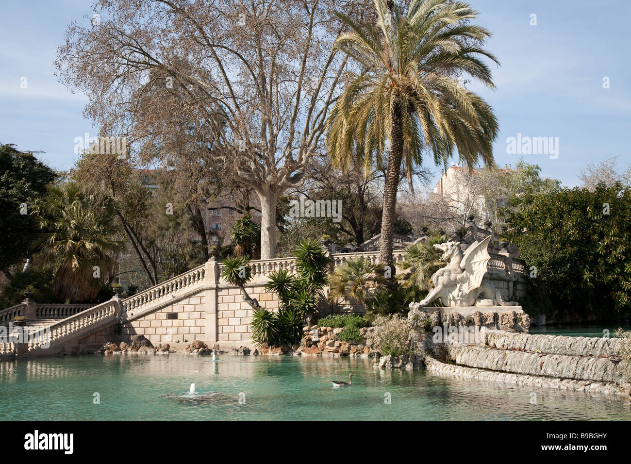 Brunnen, Parc De La Ciutadella Barcelona Spanien Stockfoto