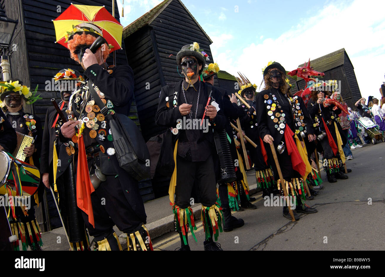 Jack Green Mayday Festival. Hastings, East Sussex, England, UK Stockfoto