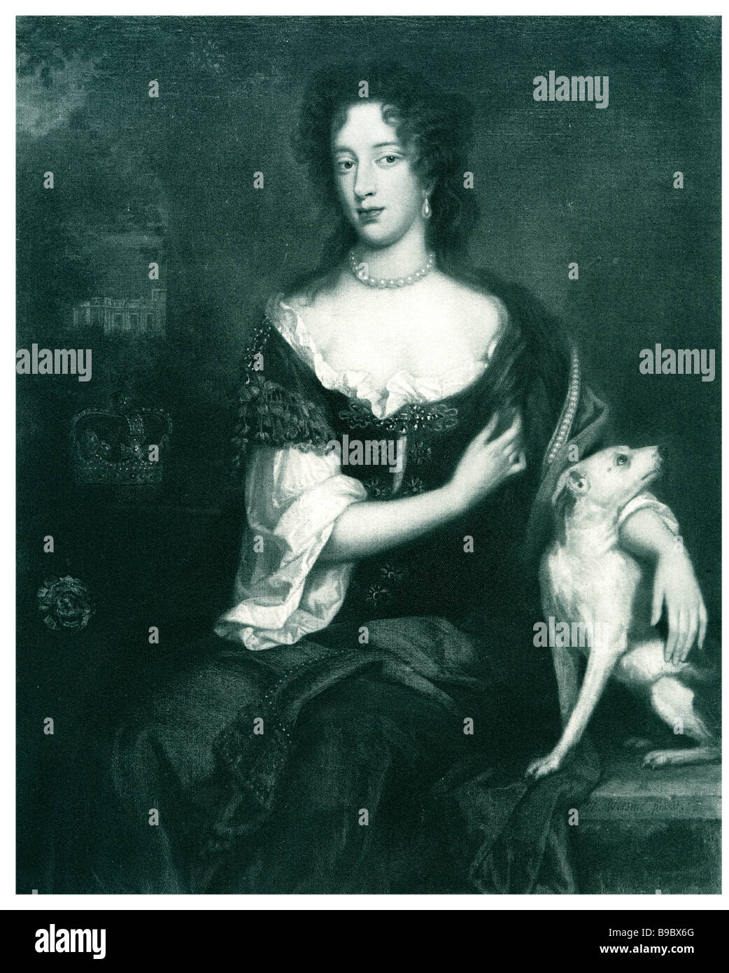 Mary von Modena Frau von James II 1658 1718 Queen consort Stockfoto