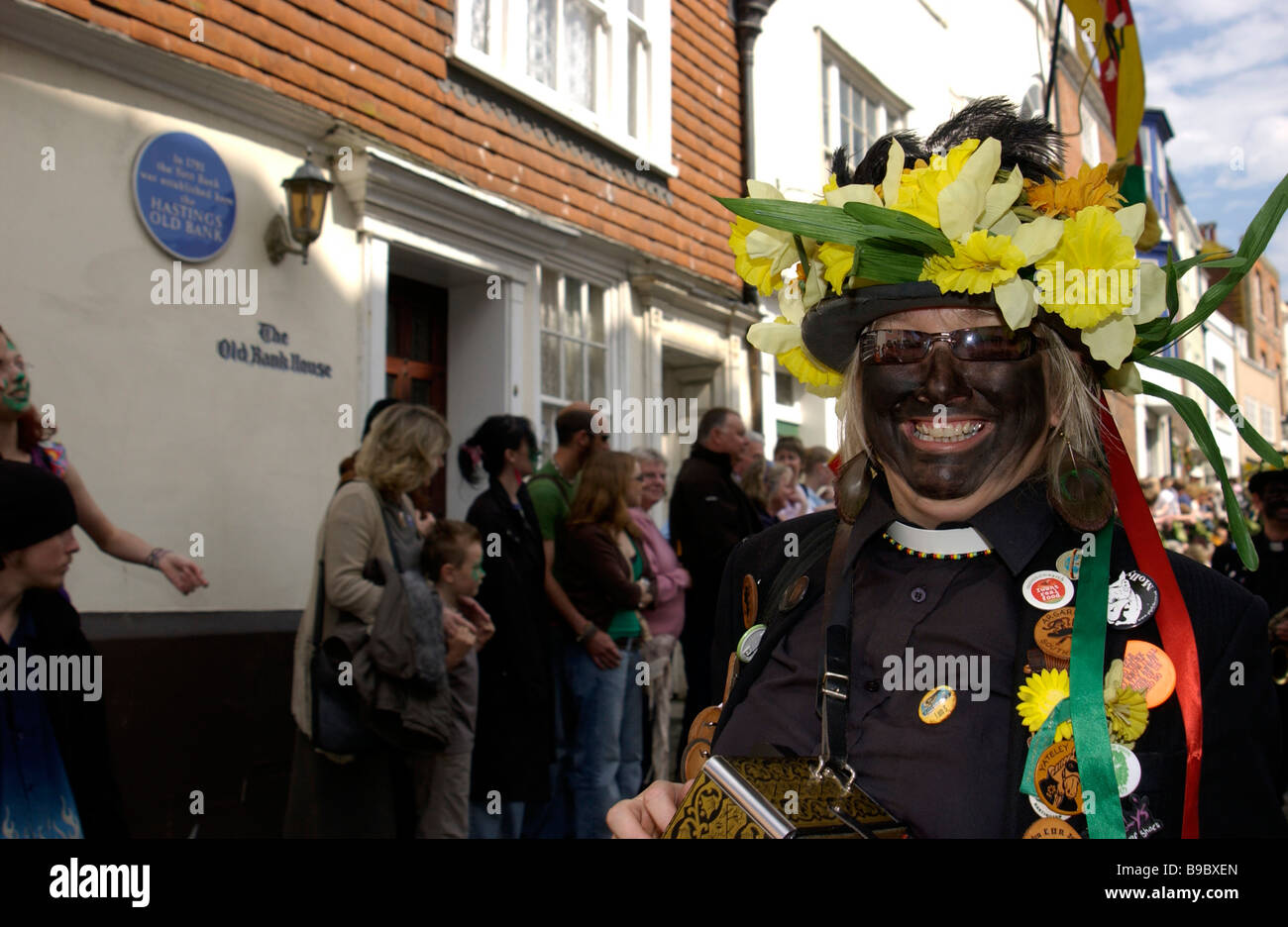 Jack Green Mayday Festival. Hastings, East Sussex, England, UK Stockfoto