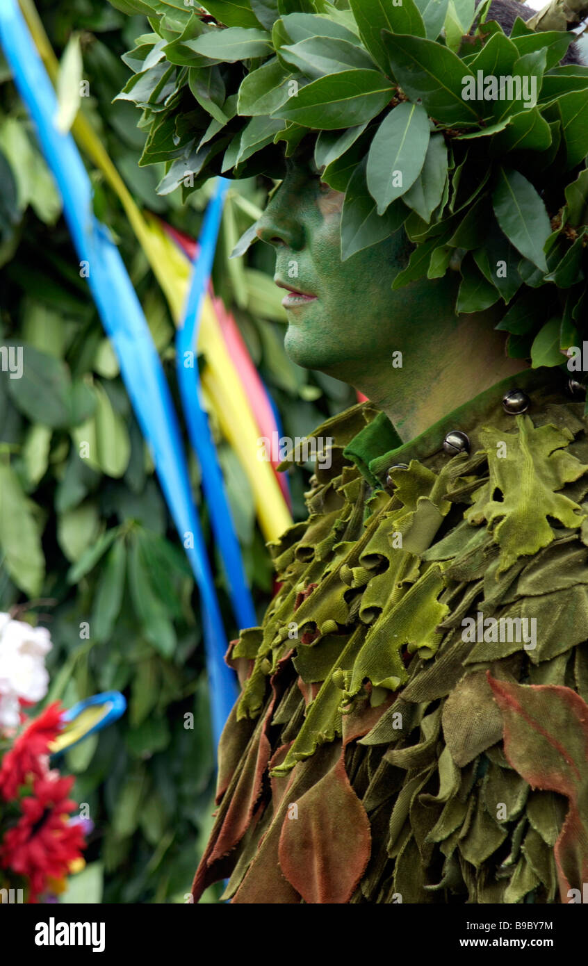 Jack Green Mayday Festival. Hastings, East Sussex, England, UK Stockfoto
