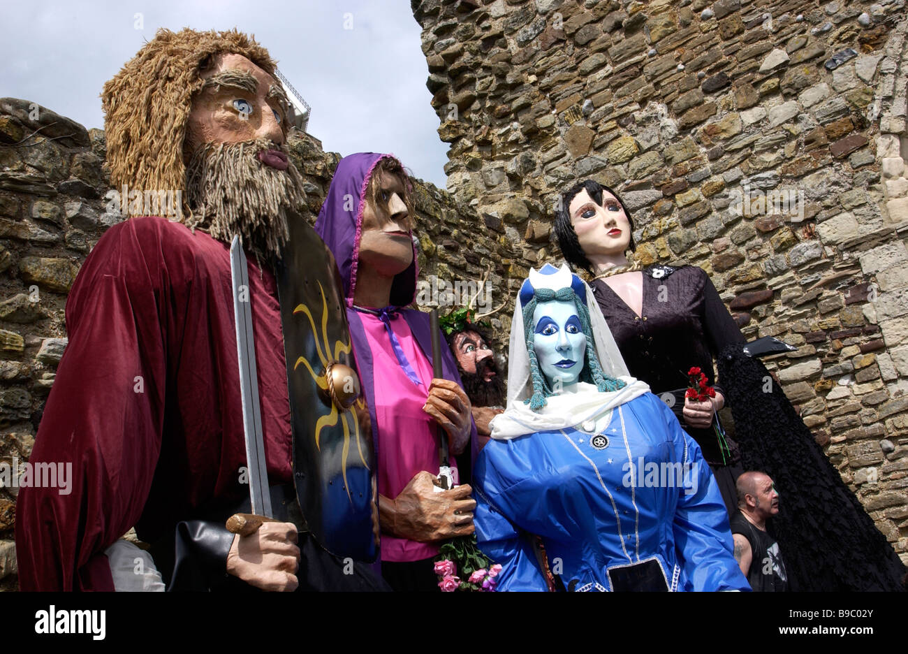 Jack Green Mayday Festival. Hastings, East Sussex, England, UK Stockfoto