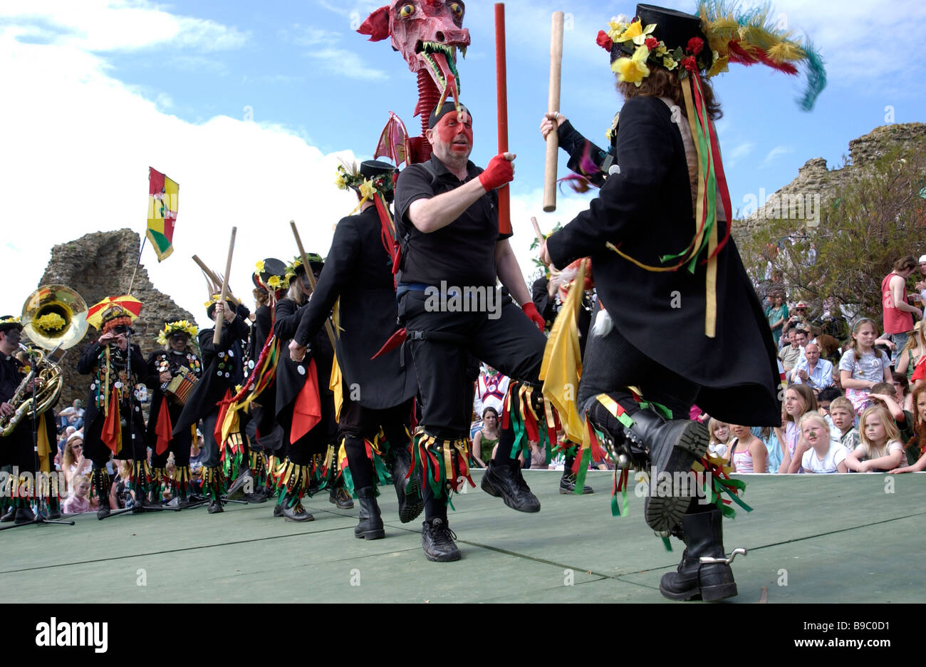 Jack Green Mayday Festival. Hastings, East Sussex, England, UK Stockfoto
