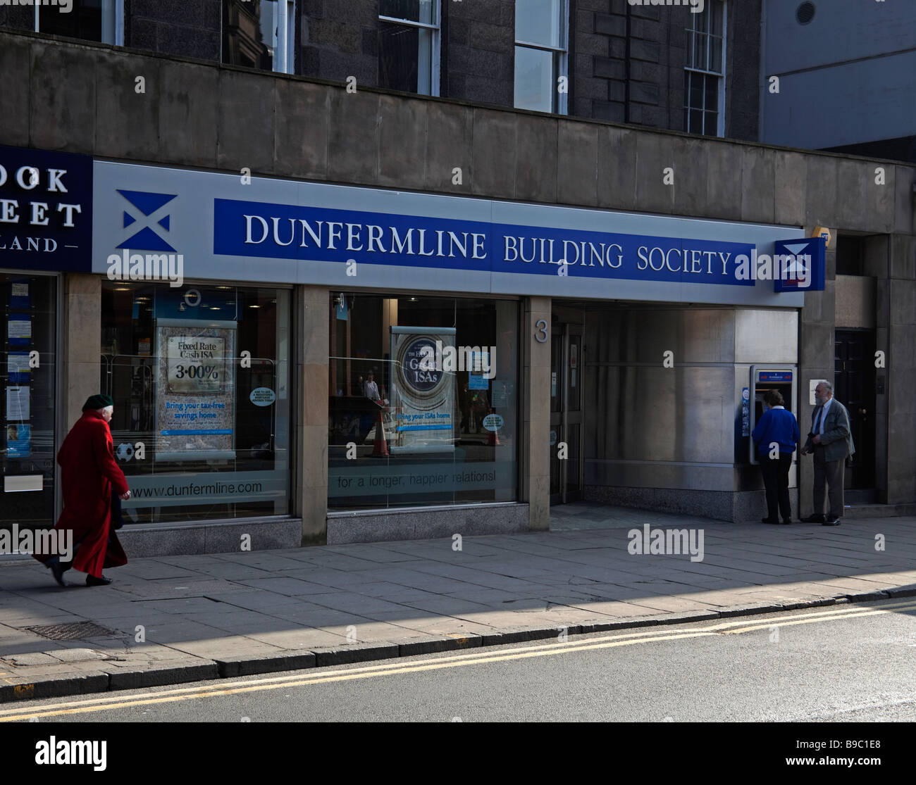 Dunfermline Building Society, Edinburgh, Schottland, UK, Europa Stockfoto