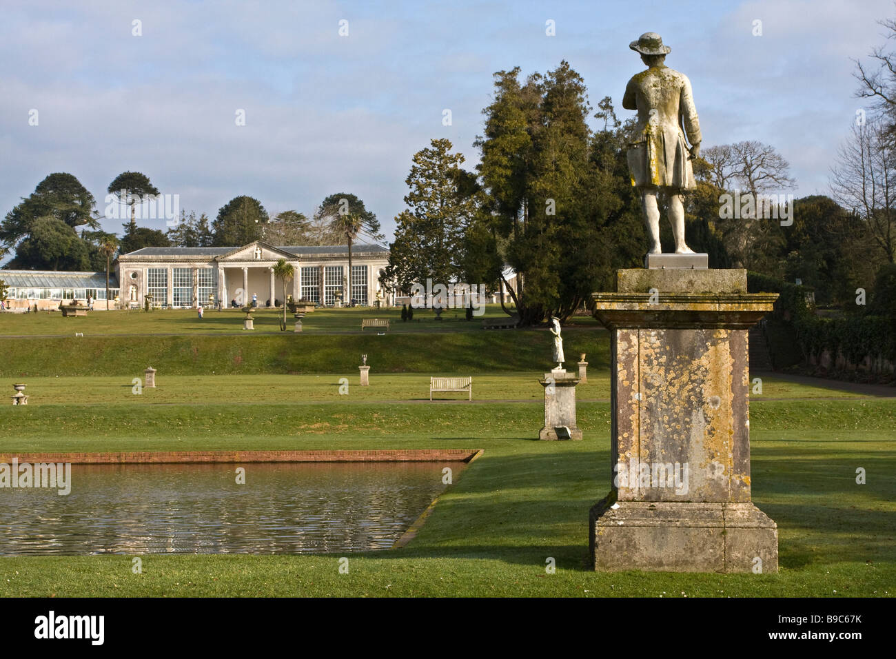 Der italienische Garten Bicton Gärten East Devon Stockfoto