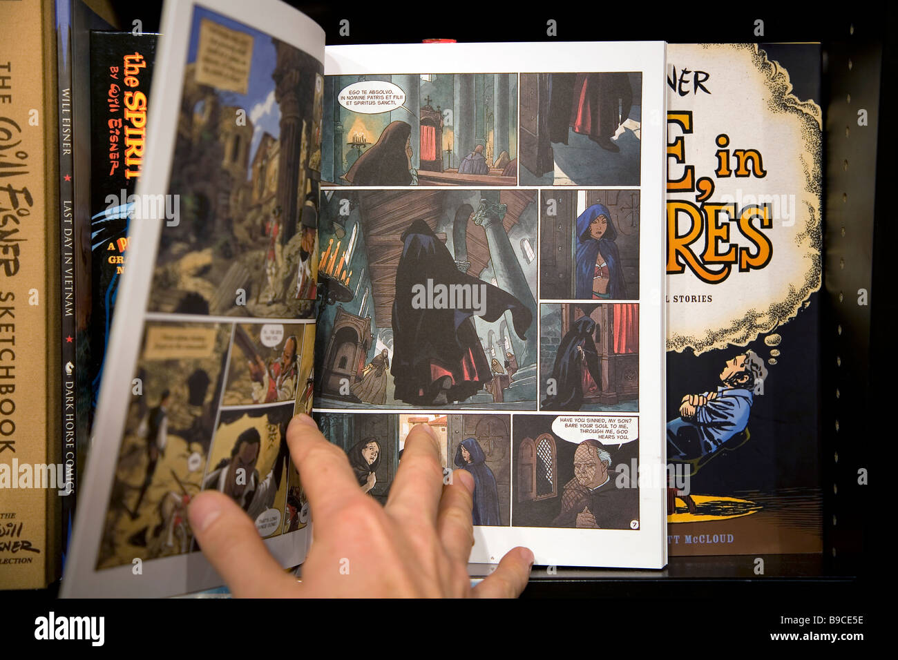 Grafik comic Stockfoto