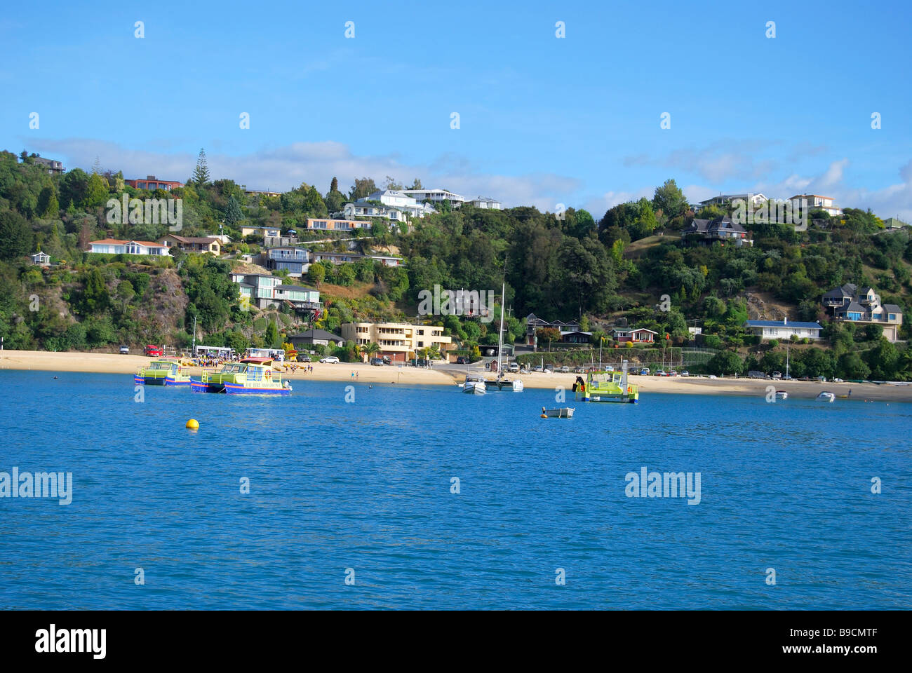 Kaiteriteri Beach, Motueka, Tasman, Südinsel, Neuseeland Stockfoto