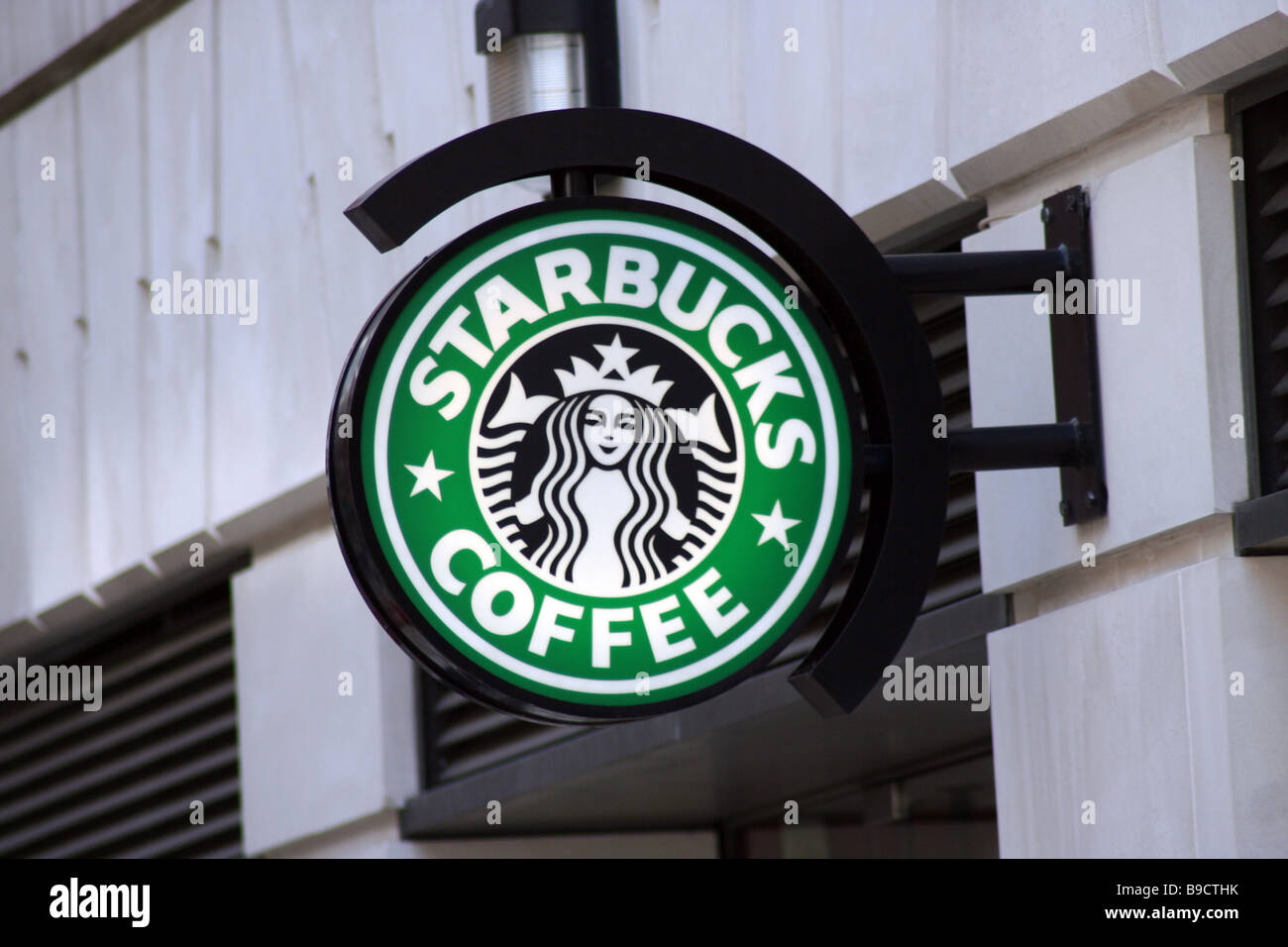 Starbucks-Zeichen Stockfoto