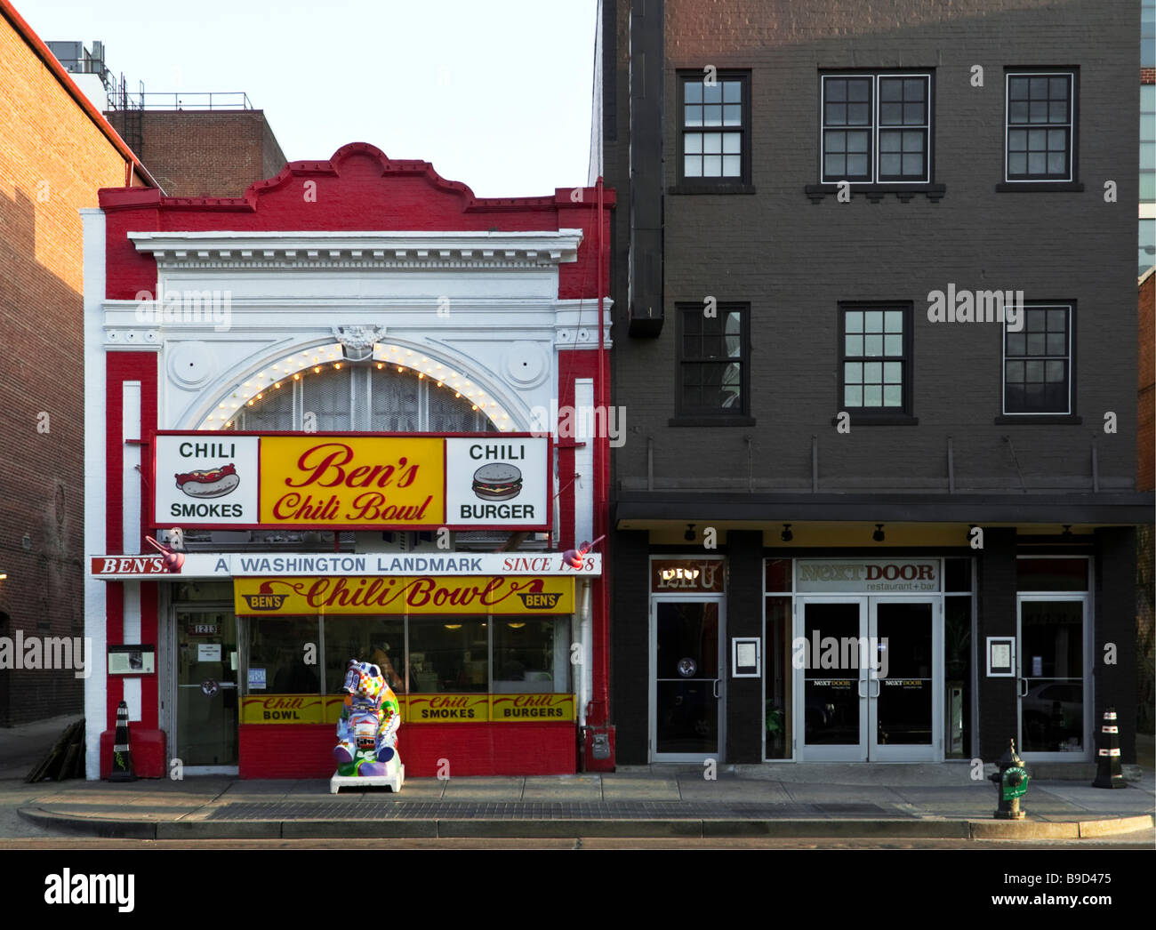 Ben es Chili Bowl, ein Washington DC Wahrzeichen seit der the1960 Stockfoto