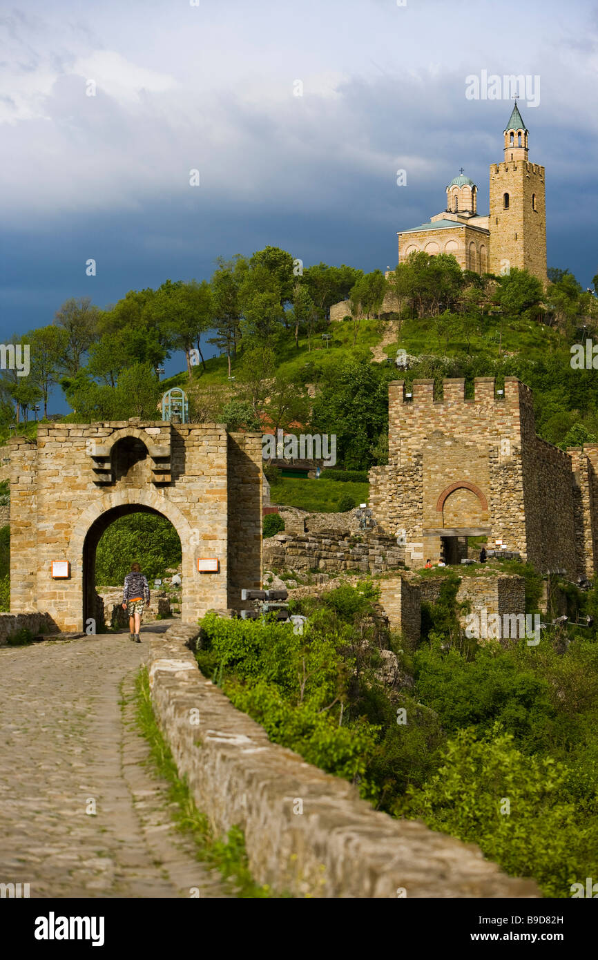 Tsarevets Fortress Veliko Tarnovo, Bulgarien Stockfoto