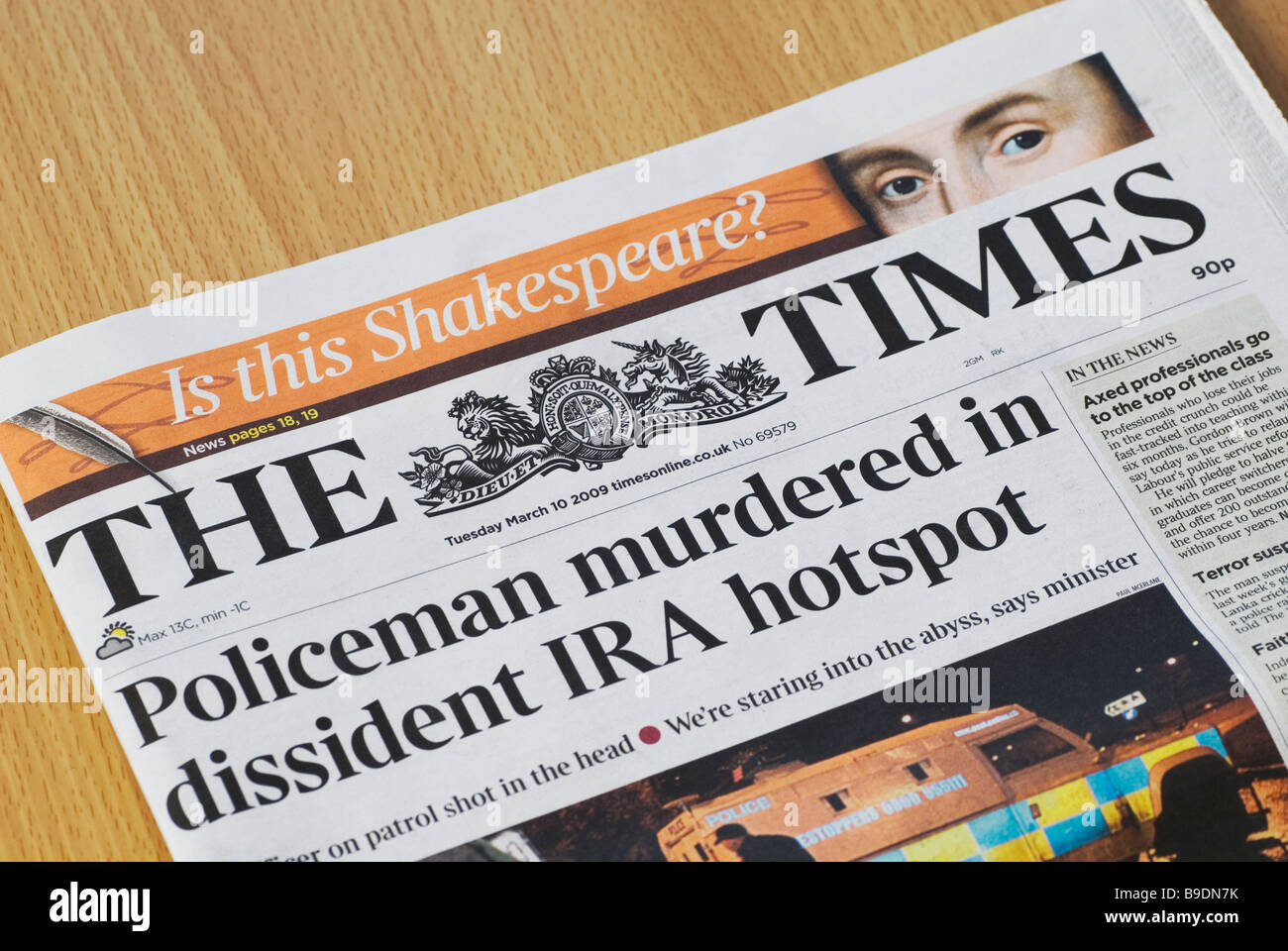 The Times Zeitung Stockfoto