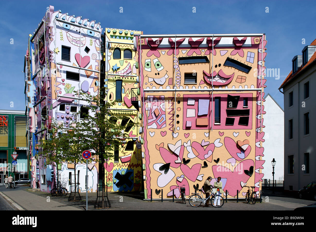 Das Happy Rizzi House aus Südseite, Braunschweig, Deutschland Stockfoto