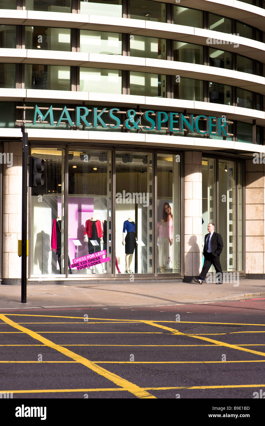Marks &amp; Spencer speichern London Vereinigtes Königreich Stockfoto