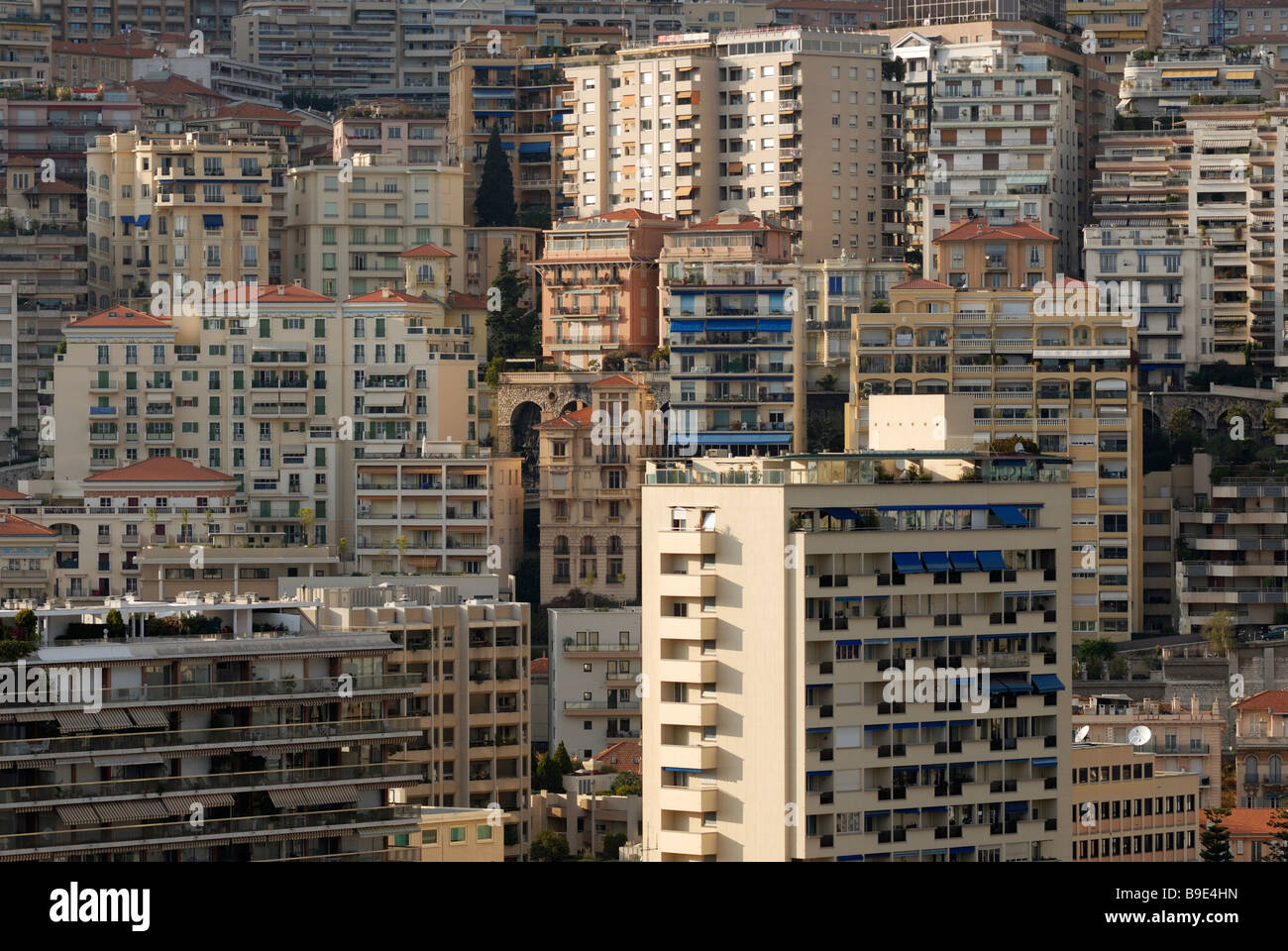 Monaco-Stadt Stockfoto