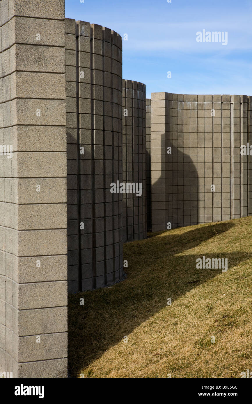 Sol LeWitt Skulptur an der Syracuse University Stockfoto