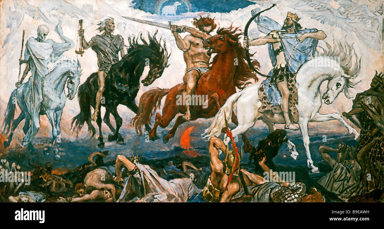 Die Apokalypse-Fahrer von Wasnezow 1887 die Geschichte der Religion und ...