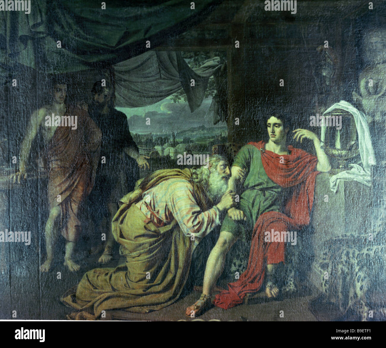 Alexander Ivanov Priamos fleht Achilles geben ihm die Reste von Hector