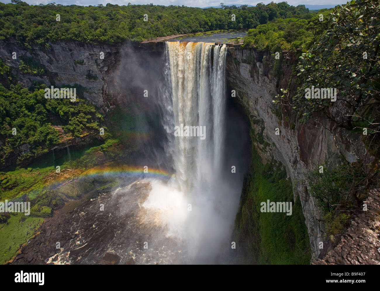 KAIETEUR WASSERFALL, potaro Fluß, Guyana Stockfotografie Alamy