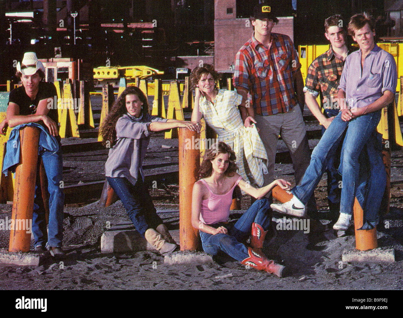FOOTLOOSE 1984 Paramount film - siehe Beschreibung unten für Namen Stockfoto