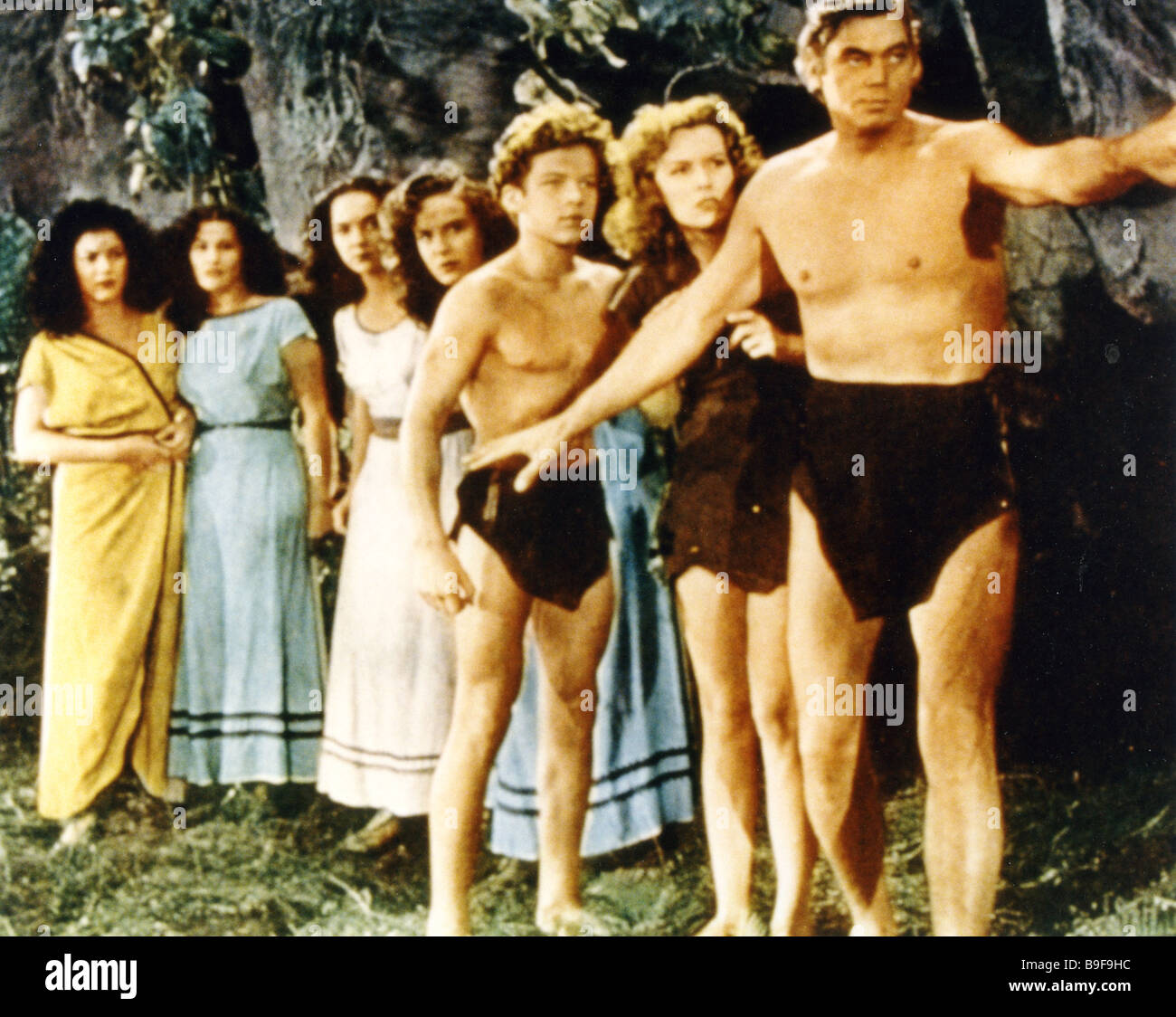 TARZAN von Johnny Sheffield, Maureen O'Hara und Johnny Sheffield Stockfoto