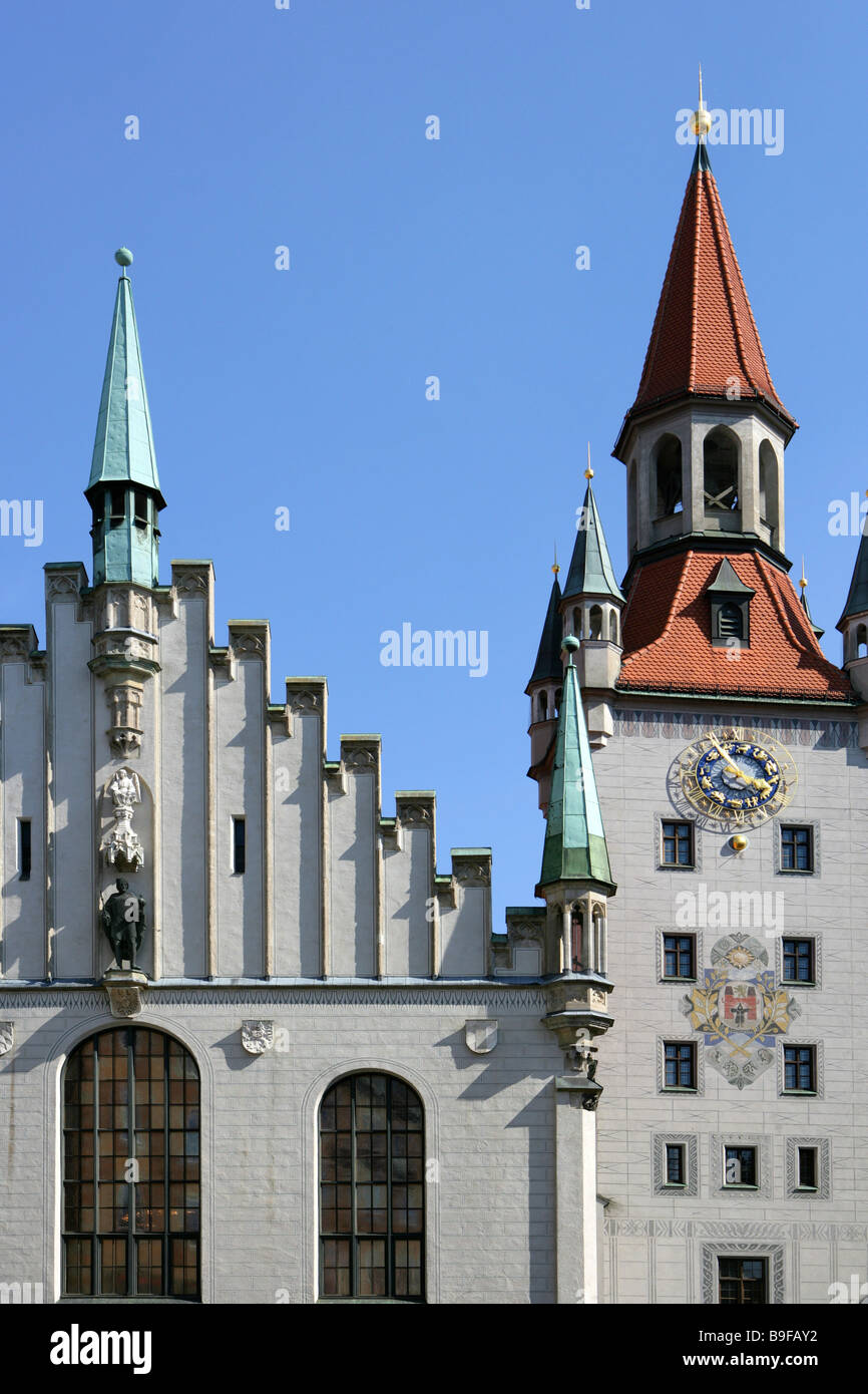 Deutschland Bayern München alte Rathaus Stockfoto