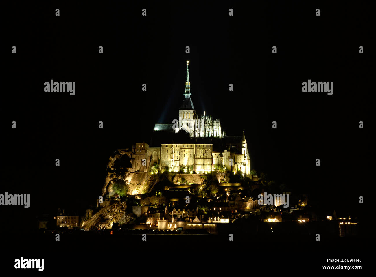 Le Mont Saint Michel Stockfoto