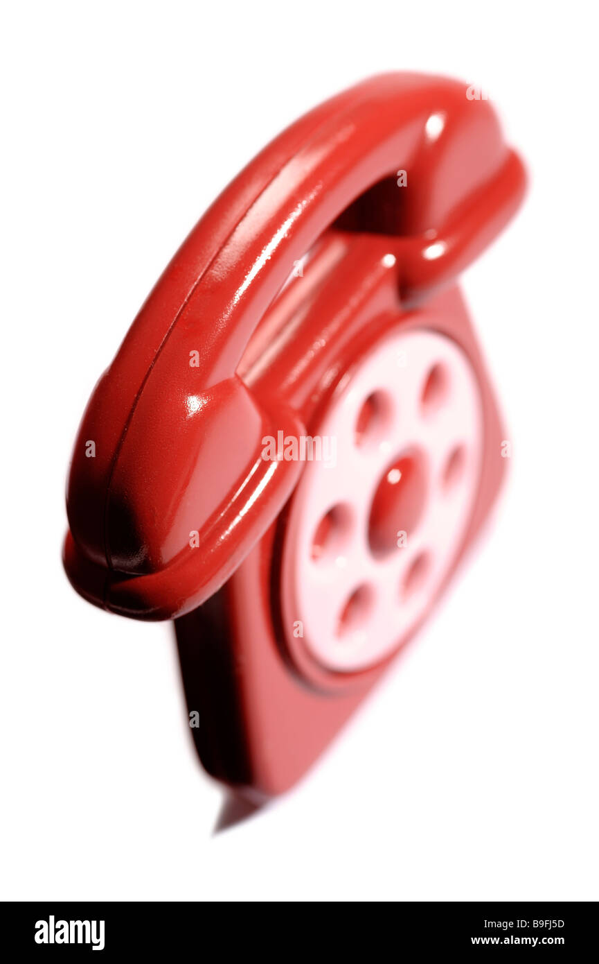 Rotes Telefon Stockfoto