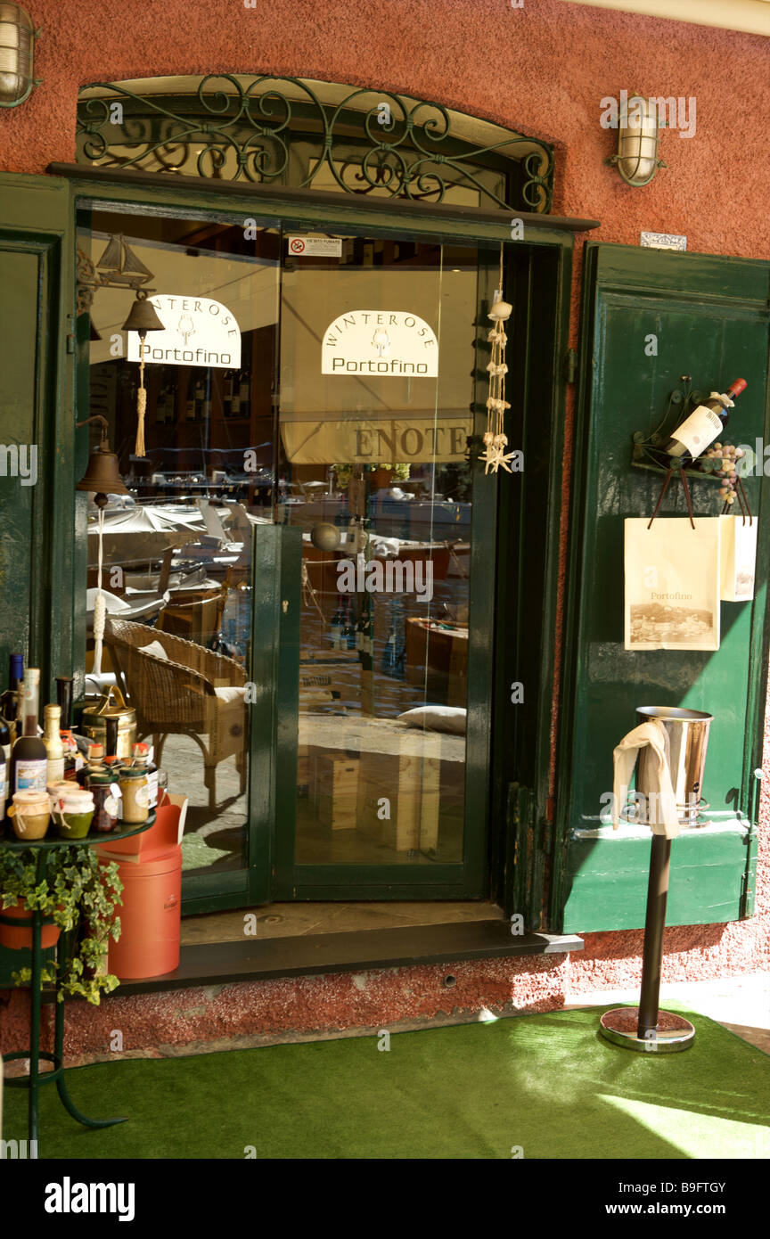 Die Bar „Winter Rose“ in Portofino, Amalfiküste, Italien Stockfoto