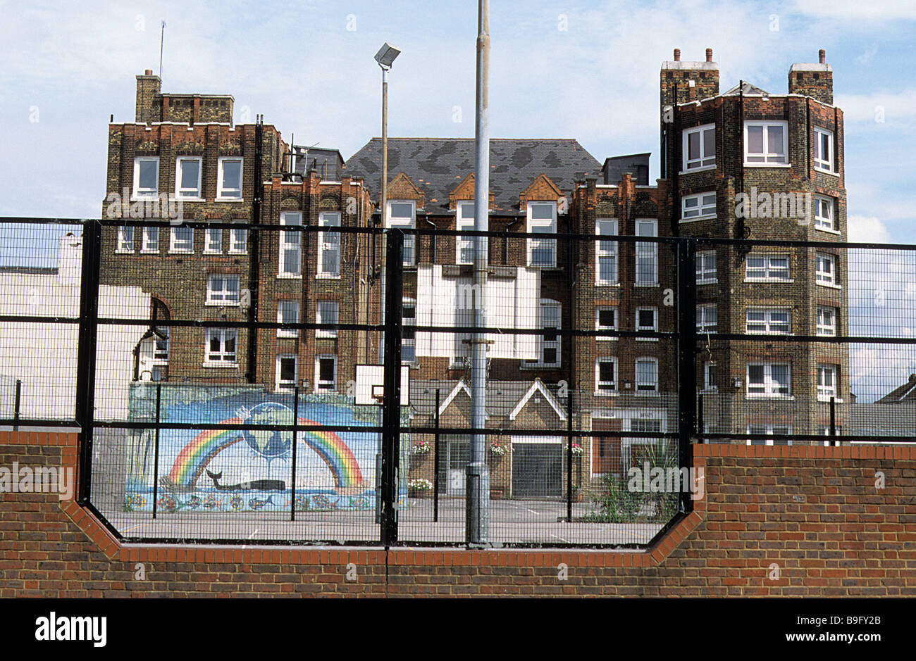 Vorbote Grundschule, Vorbote Road, Isle of Dogs. Stockfoto