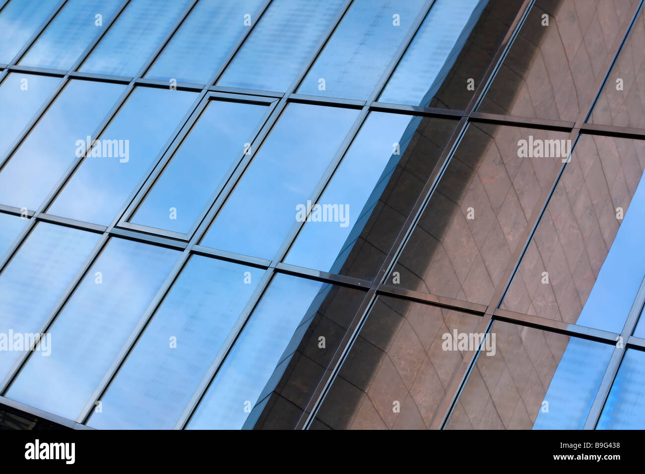 Sky Scrapper Windows in London Stockfoto