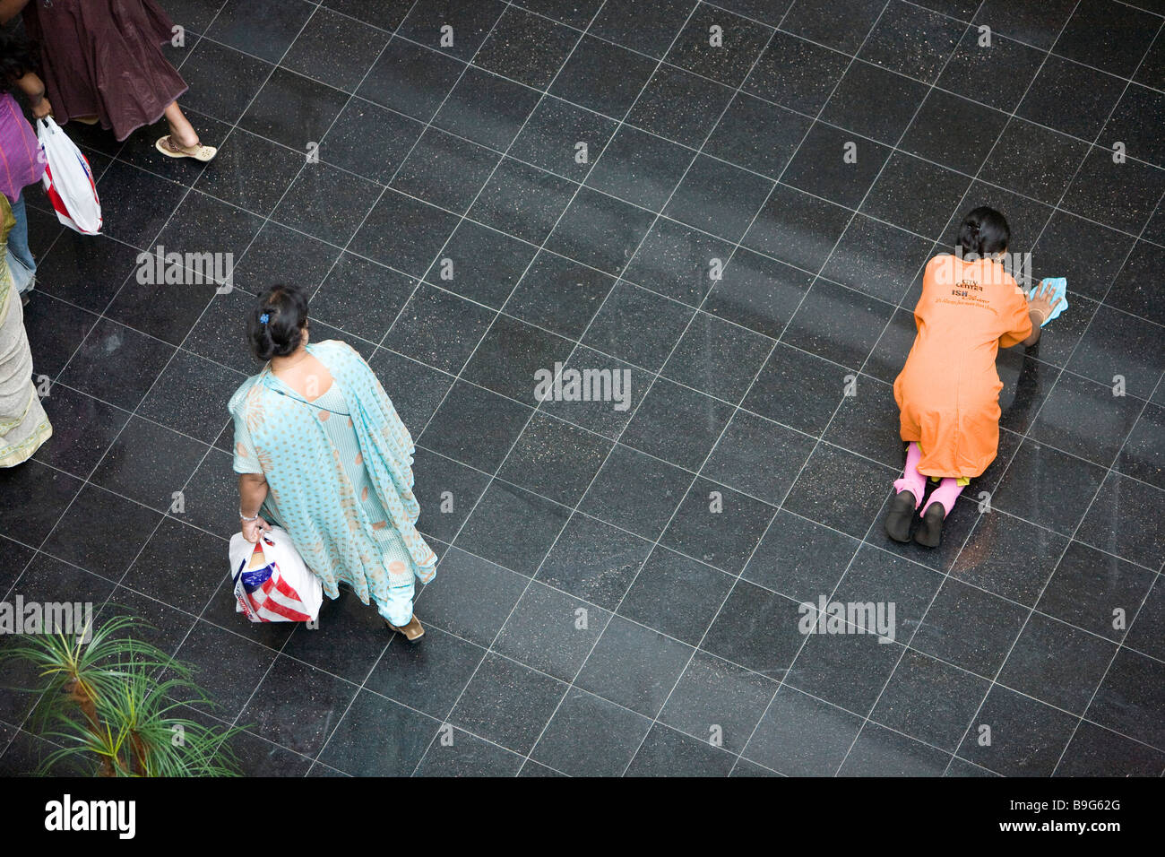 Indien Hyderabad Banjara Hills wohlhabenden Bezirk Einkaufszentrum Stockfoto