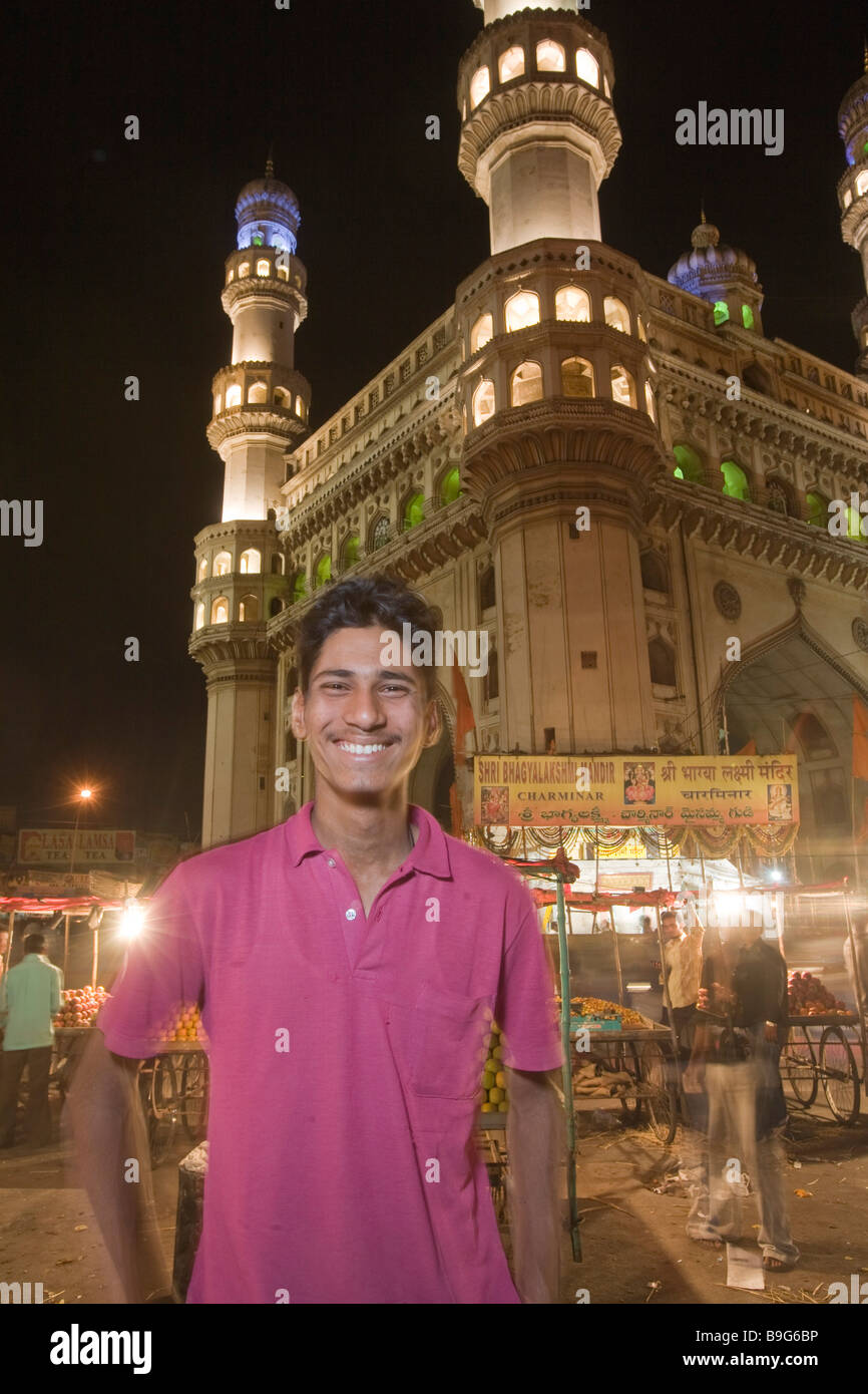 Indien Hyderabad Charminar Stockfoto