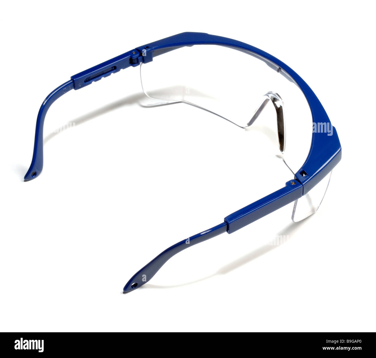 Kunststoff Schutzbrille Stockfoto