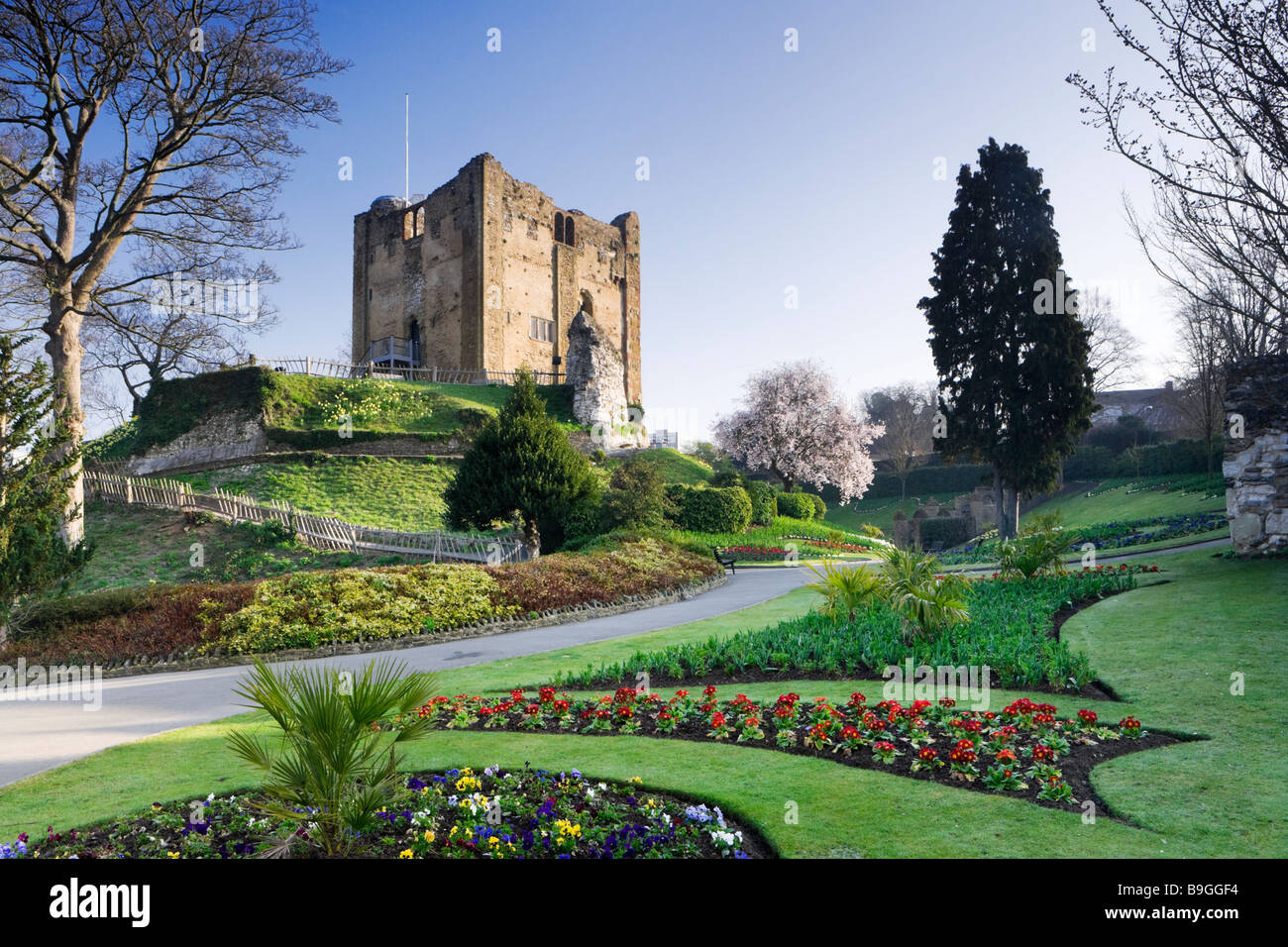 Guildford Schloss und Gärten, Surrey, UK Stockfoto