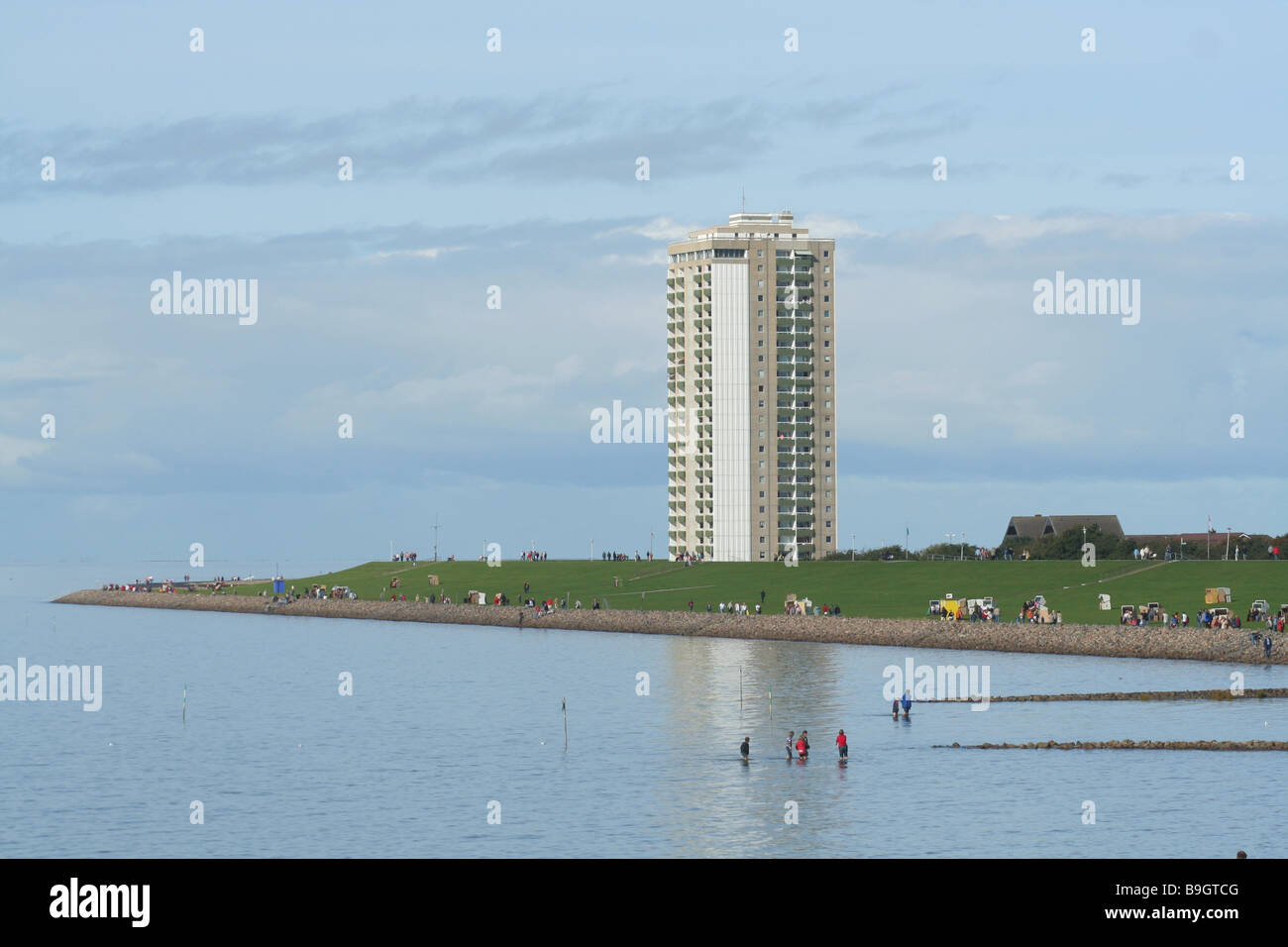 Deutschland-Schleswig-Holstein-Büsum Strand Schwimmer Nordsee Timeout ...