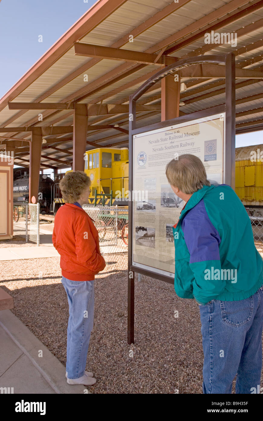 Nevada State Railroad Museum Boulder City NV USA Stockfoto