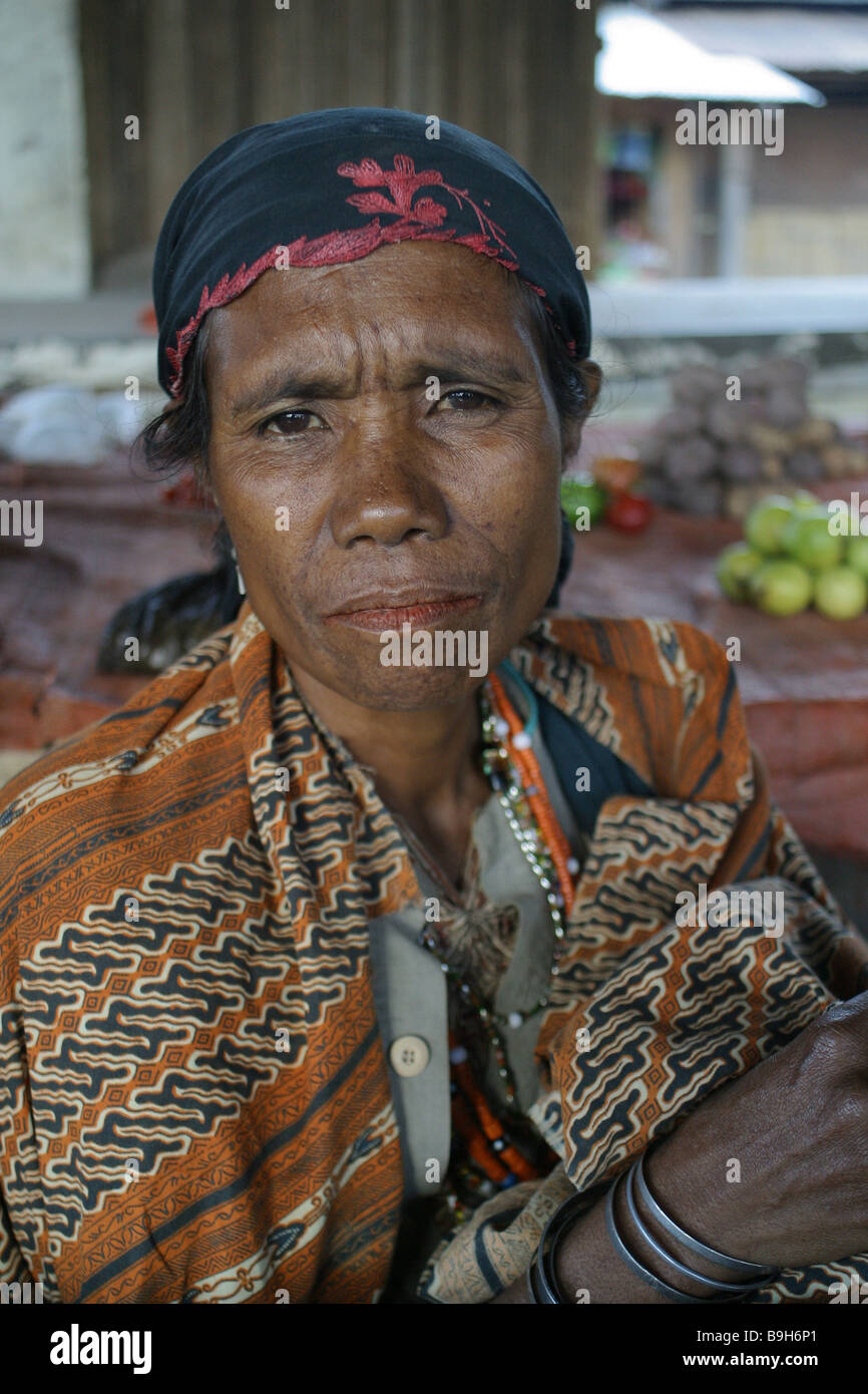 Ost-Timor Frau Porträt Stockfoto