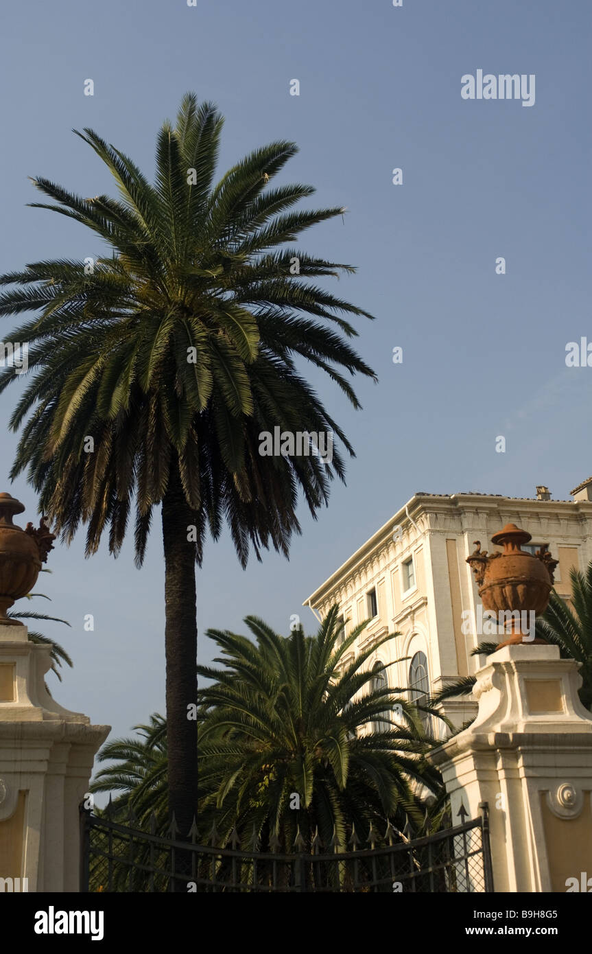 Italien Rom Corsini Palast Fassade detail Stockfoto