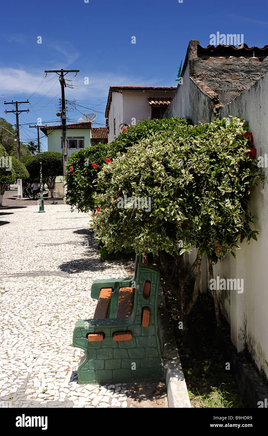 Straße in Canavieiras Bahia Brasilien Südamerika Stockfoto Straße in Canavieiras Bahia Brasilien Südamerika Stockfoto