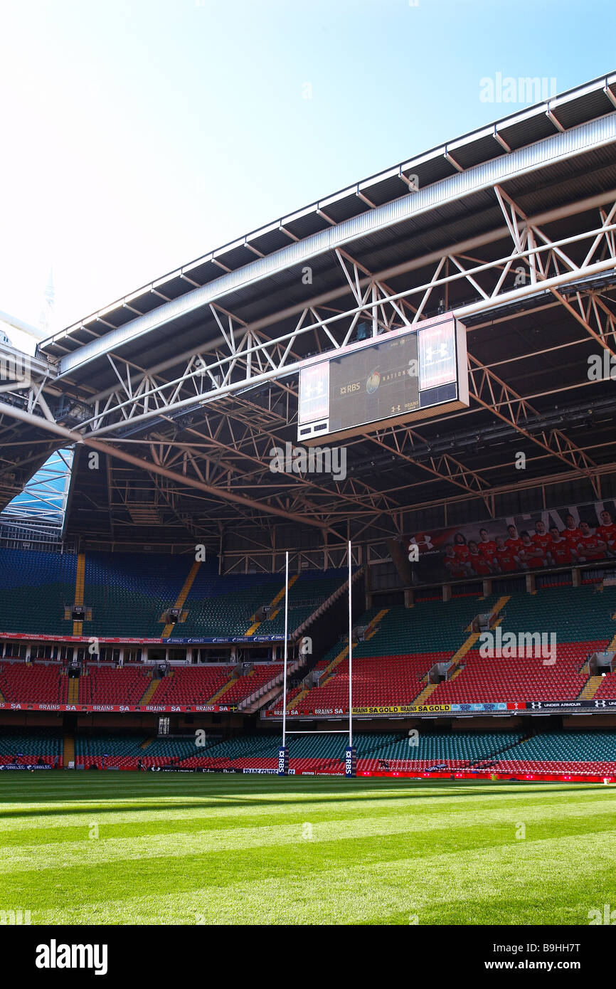 Im Fürstentum Stadion früher bekannt als das Millennium Stadium. Stockfoto