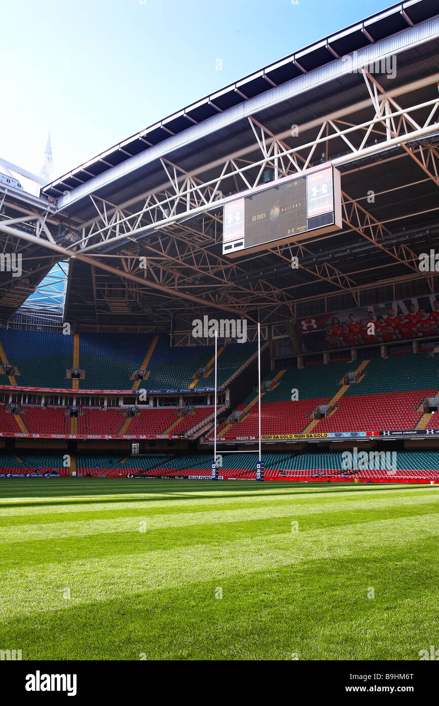 Im Fürstentum Stadion früher bekannt als das Millennium Stadium. Stockfoto